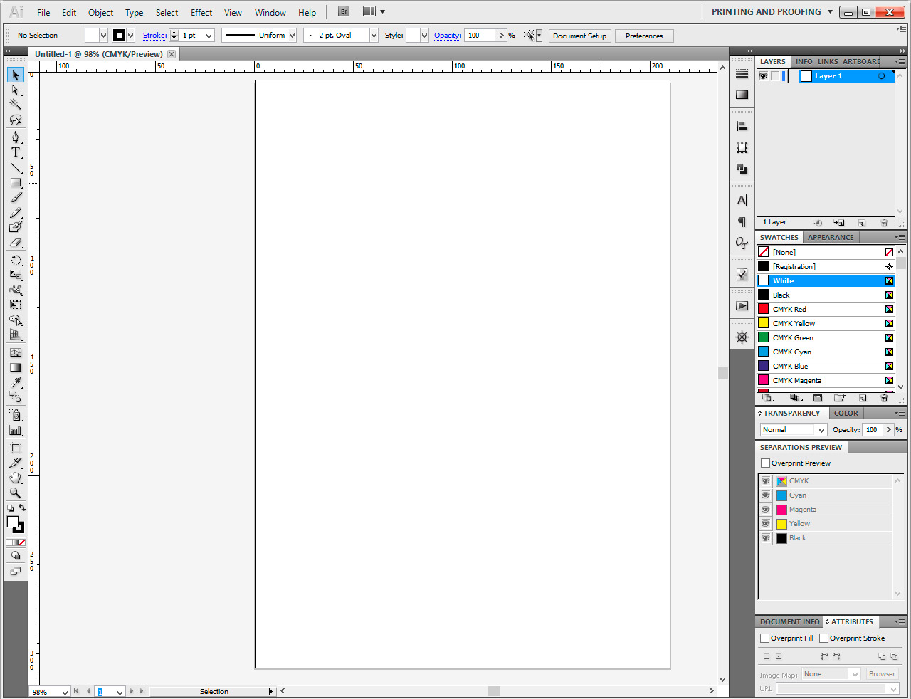 adobe illustrator interface